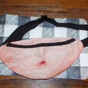 Hairy belly fanny pack! Adjustable size strap.